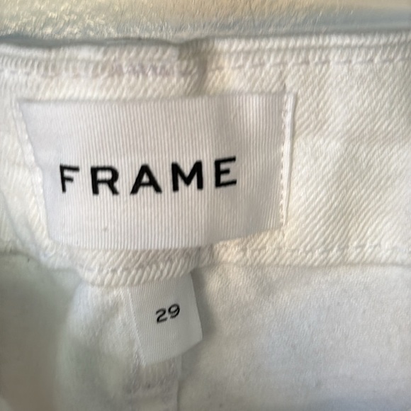 Frame Le Crop Metallic Stretch Mini Boot-Cut Crop Jeans - Picture 7 of 15